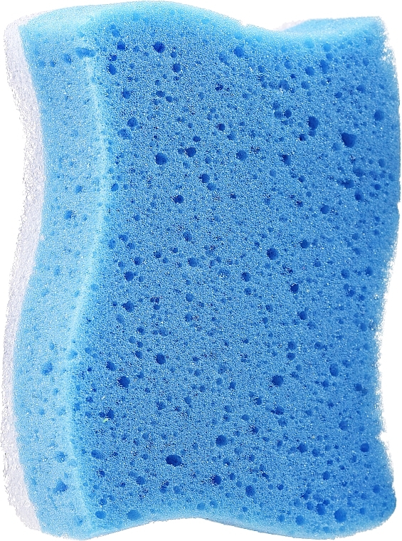Shower Sponge, 6048, white-blue - Donegal — photo N1