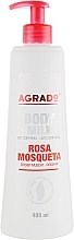 Fragrances, Perfumes, Cosmetics Rosehip Body Milk - Agrado Body Milk Rosa Mosqueta