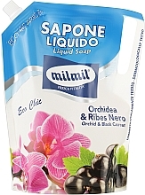 Liquid Hand Soap - Mil Mil Liquid Soap Orchidea + Black Currant (refill) — photo N1