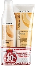 Fragrances, Perfumes, Cosmetics Set - Matrix Total Results Blonde Care (shm/300ml + cond/250ml)