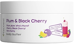 Fragrances, Perfumes, Cosmetics Plum & Black Cherry Body Butter - Nacomi Plum And Black Cherry Body Butter