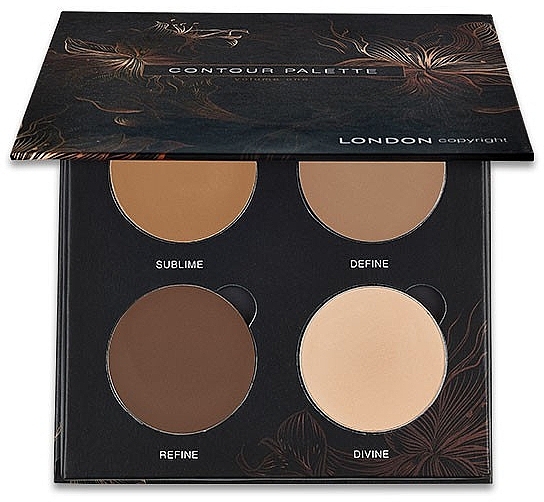 Face Contour Palette - London Copyright Magnetic Face Powder Contour Palette — photo N1