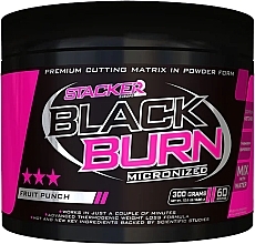 Micronized Fat Burner - Stacker2 Black Burn Micronized Green Apple — photo N1