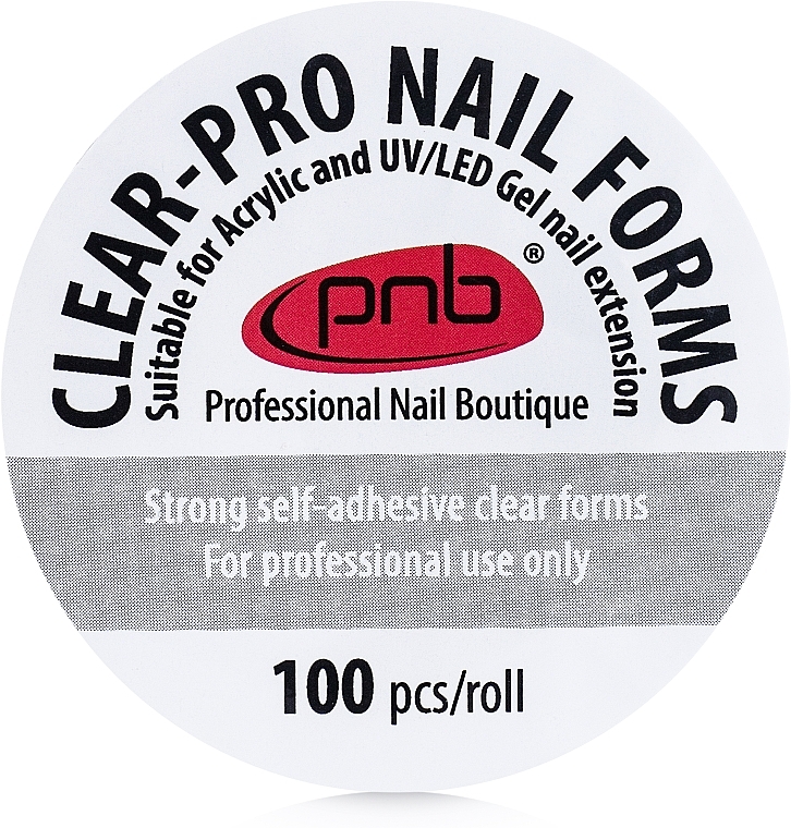 Clear-Pro Nail Forms, Transparent - PNB  — photo N2