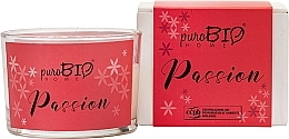 Fragrances, Perfumes, Cosmetics Organic Candle - PuroBio Home Organic Passion