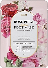 Fragrances, Perfumes, Cosmetics Firming Foot Mask Socks - Petitfee&Koelf Rose Petal Satin Foot Mask