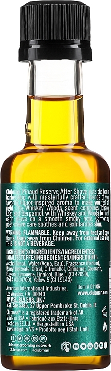 Clubman Pinaud Whiskey Woods - After Shave Lotion — photo N2