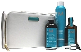 Fragrances, Perfumes, Cosmetics Set - Moroccanoil Styling Essentials (treatment/125ml + cream/300ml + hairspray/330ml)