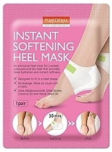 Fragrances, Perfumes, Cosmetics Exfoliating Heel Peeling Mask - Purederm Instant Softening Heel Mask