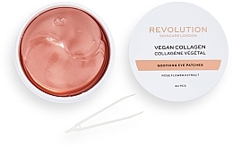 Collagen Eye Patch - Revolution Skincare Rose Gold Vegan Collagen Soothing Eye Patches — photo N1