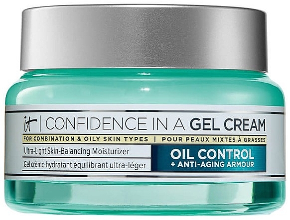 Moisturizing Oil-Free Face Cream - It Cosmetics Confidence in a Gel Cream Oil Control — photo N1