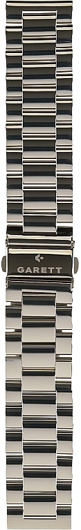 Smartwatch Band, stainless steel silver, 22 mm - Garett — photo N1