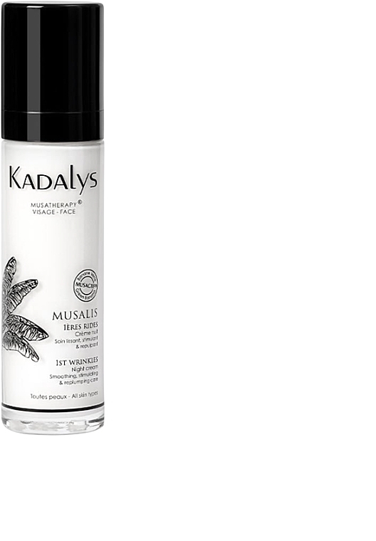 Smoothing Night Face Cream - Kadalys Musalis Organic Smoothing Night Cream — photo N1