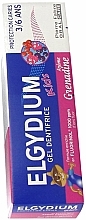 Fragrances, Perfumes, Cosmetics Kids Grenadine Gel Toothpaste - Elgydium Kids 3/6 Gel Toothpaste Grenadine