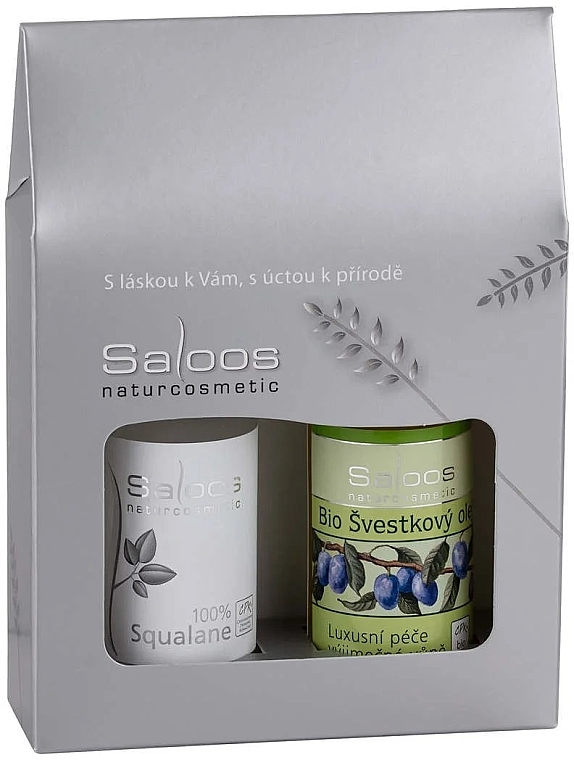 Set - Saloos Bio Plumbs & 100% Squalane (elixir/20ml+oil/20ml) — photo N1