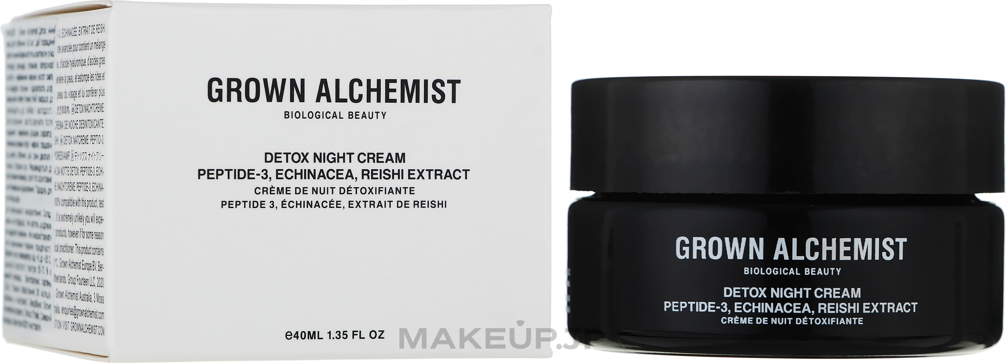 Night Face Cream - Grown Alchemist Detox Facial Night Cream — photo 40 ml