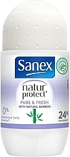 Fragrances, Perfumes, Cosmetics Roll-On Deodorant with Bamboo Extract "Purity & Freshness" - Sanex Natur Protect Pure & Fresh