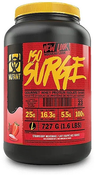 Whey Protein 'Strawberry Milkshake' - Mutant ISO Surge Strawberry Milkshake — photo N1