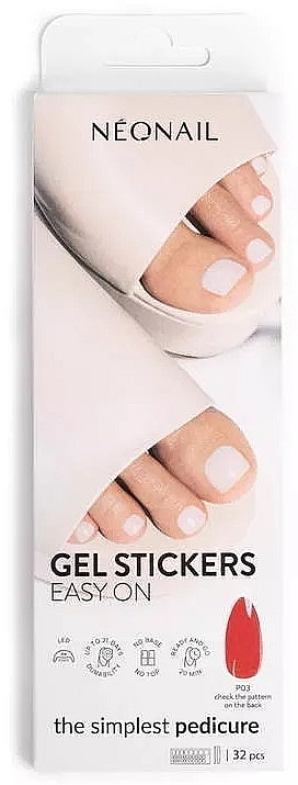 NeoNail Professional Gel Stickers Easy On - Pedicure Gel Stickers — photo N1