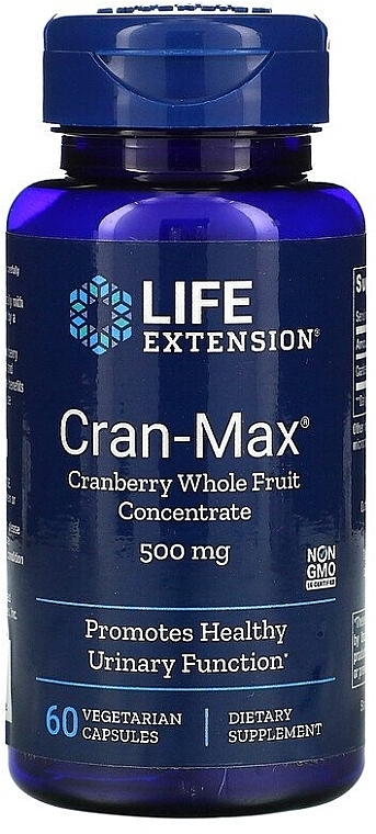 Cranberry Whole Fruit Concentrate Dietary Supplement - Life Extension Cran-Max Cranberry Whole Fruit Concentrate — photo N1