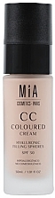 Fragrances, Perfumes, Cosmetics CC Cream - Mia Cosmetics Paris CC Coloured Cream SPF30