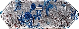 Makeup Bag "Silver Meadow", 94330, blue flowers - Top Choice — photo N5