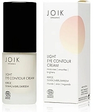 Fragrances, Perfumes, Cosmetics Eye Cream - JOIK Organic Light Eye Contour Cream