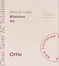 Fragrances, Perfumes, Cosmetics キット - Ottie Blemish Clean Miniature Set (foam/30ml + ton/30ml + cr/30ml)