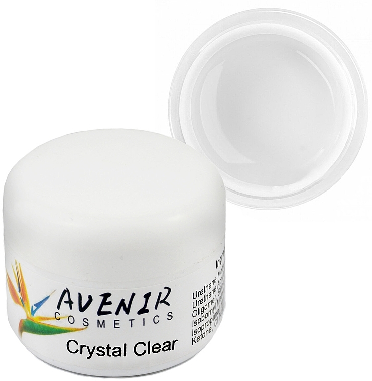 Extension Gel - Avenir Cosmetics Crystal Clear — photo N1