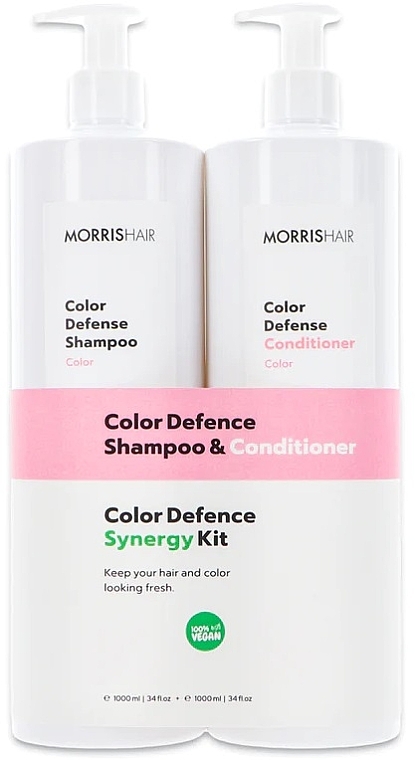 Set - Morris Hair Color-Defense Synergy Kit (SHMP/1000ml + cond/1000ml) — photo N1