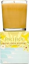 Fragrances, Perfumes, Cosmetics Soy Candle - Pacifica Malibu Lemon Blossom Soy Candle