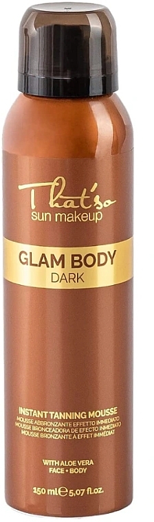 Self-Tanning Mousse for Glamorous Bronze Tan, dark - That's So Glam Body Mousse — photo N1