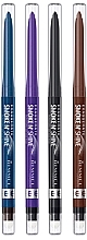 Fragrances, Perfumes, Cosmetics Gel Eyeliner - Rimmel Exaggerate Smoke N Shine Gel Eye Liner