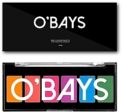 Color Eyeshadow Palette - O’BAYS Bright Colour Palette — photo N1