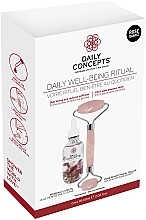 Set - Daily Concepts Daily Well Being Ritual Rose Quartz (roller/1pcs + f/oil/60ml) — photo N1