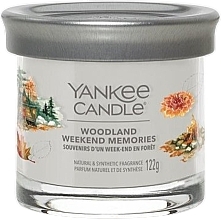 Fragrances, Perfumes, Cosmetics Woodland Weekend Memories Scented Candle in Glass - Yankee Candle Signature Tumbler