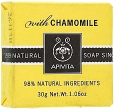 Soap "Chamomile" - Apivita Soap with chamomile — photo N4