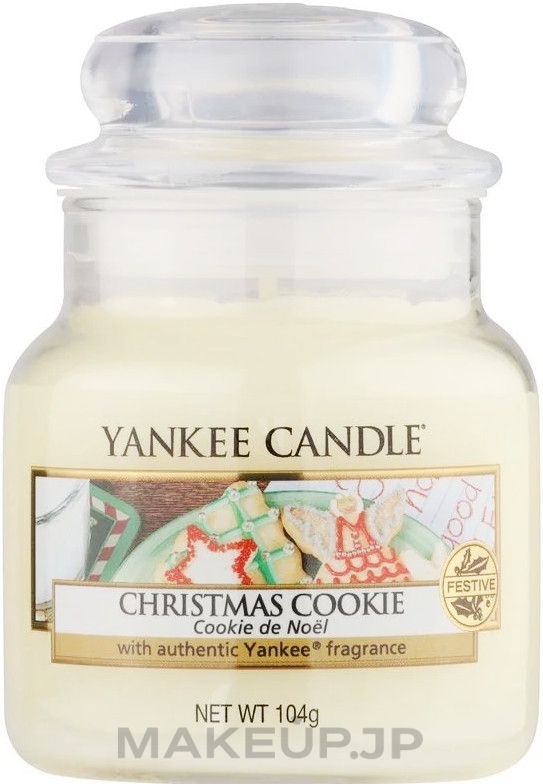 Scented Candle in Jar - Yankee Candle Christmas Cookie — photo 104 g