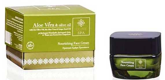 Aloe Nourishing Face Cream - Olive Spa Aloe Vera Nourishing Face Cream — photo N1