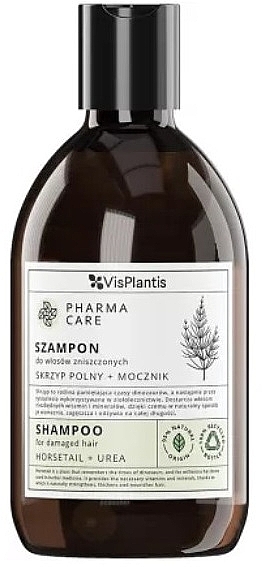 Horsetail+Urea Shampoo for Damaged Hair - Vis Plantis Pharma Care Horsetail + Urea Shampoo — photo N1