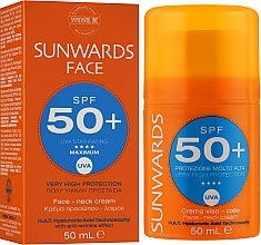 Face & Neck Sun Cream - Synchroline Sunwards Face cream SPF 50+ — photo N3