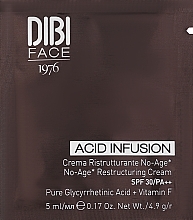 GIFT! Anti-Aging Restructuring Face Cream - DIBI Milano Acid Infusion No-Age Restructuring Cream SPF30 (sample) — photo N1