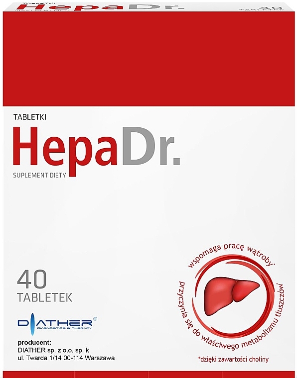 Dietary Supplement To Suppor Liver Function - Diather Diagnostics & Therapy HepaDr. — photo N1