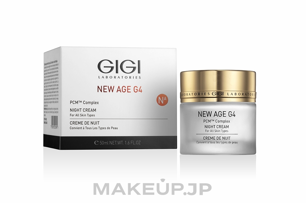 Night Face Cream - GiGi New Age G4 Night For All Skin Types Cream — photo 50 ml