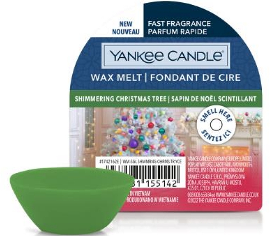 Scented Wax - Yankee Candle Shimmering Christmas Tree Wax Melts — photo N1