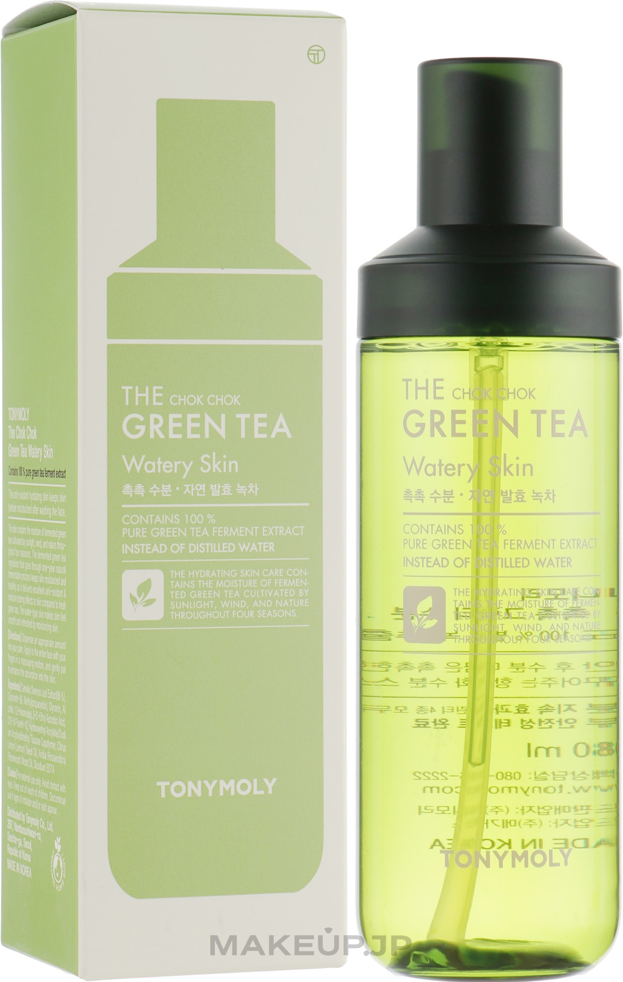 Face Tonic - Tony Moly The Chok Chok Green Tea Watery Skin — photo 180 ml