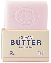 Fragrances, Perfumes, Cosmetics Solid Conditioner - Juice To Cleanse Clean Butter Hair Pack Bar