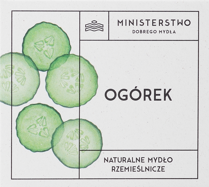 Cucumber Solid Soap - Ministerstwo Dobrego Mydla — photo N1