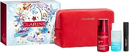 Fragrances, Perfumes, Cosmetics Set - Clarins Total Eye Lift Set (mascara/3ml + remover/30ml + bag/1pc + eye/lift/15ml) 