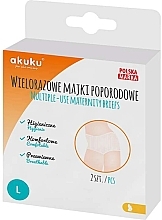 Reusable Mesh Postnatal Panties, size L - Akuku — photo N1